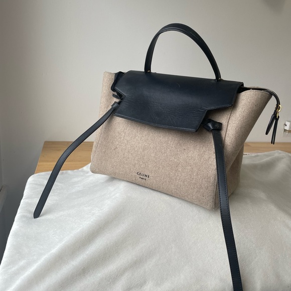 Celine Belt Bag Felt and Leather - Picture 4 of 6